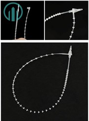 Ti Xỏ Hột 3 inch Màu Trắng