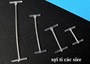 Ti Nhuyễn Chữ I – Nylon 10mm Màu Trắng