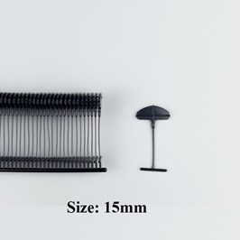 Ti Bắn Nhuyễn Đầu Bán Nguyệt 15mm Màu Đen