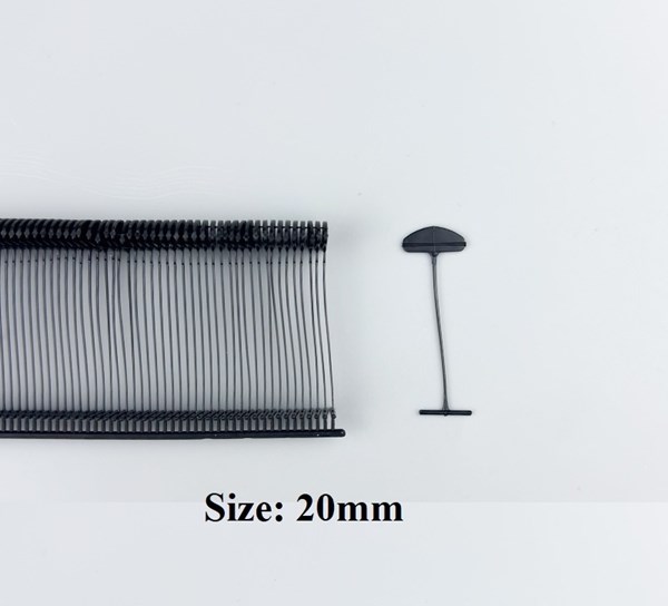 Ti Bắn Nhuyễn Đầu Bán Nguyệt 20mm Màu Đen