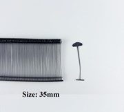 Ti Bắn Nhuyễn Đầu Bán Nguyệt 35mm Màu Đen