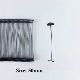 Ti Bắn Nhuyễn Đầu Bán Nguyệt 50mm Màu Đen