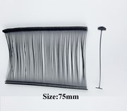 Ti Bắn Nhuyễn Đầu Bán Nguyệt 75mm Màu Đen