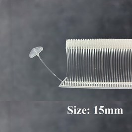 Ti Bắn Nhuyễn Đầu Bán Nguyệt 15mm Màu Trắng