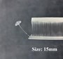 Ti Bắn Nhuyễn Đầu Bán Nguyệt 15mm Màu Trắng